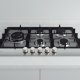 LG CBGZ3016S Piano cottura a gas 75cm, 11,5kW, 5 bruciatori, Griglie in ghisa, Piatto inox 10