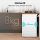 Hisense WF5I8043BWF lavatrice Caricamento frontale 8 kg 1400 Giri/min Bianco 8