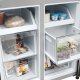 Haier Multidoor HCR3818ENMM ClasseE 467lt-Platino, Stainless steel 12