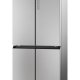 Haier Multidoor HCR3818ENMM ClasseE 467lt-Platino, Stainless steel 7