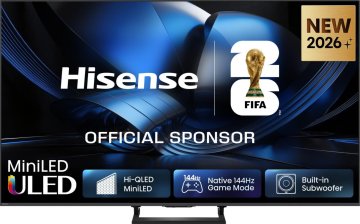 Hisense Smart TV MiniLED 165Hz 100" 4K 100U7SE, Dolby Atmos 2.1 By Devialet, Dolby Vision IQ, HDR10+, Native 165Hz Game Mode, VIDAA OS con 1000+ APP, Alexa built-in, lativù 4K, Wifi, Bluetooth