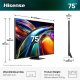Hisense Smart TV RGB MiniLED 180Hz 75