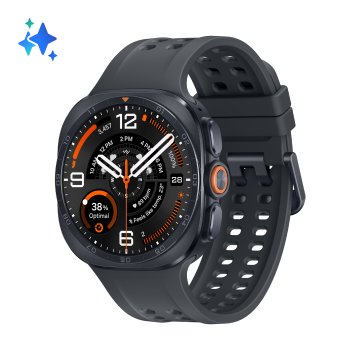 Samsung Galaxy Watch Ultra2, 47 mm, Titanium Gray, LTE, design resistente, 800mAh, IP69K, luminosità 5000nit, trail run, diving, 10 ATM, SOS, punteggio energetico, benessere cardiaco