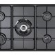 De’Longhi FLN 59 DD piano cottura Nero Da incasso 86 cm Gas 5 Fornello(i) 2