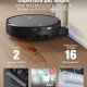 Ecovacs DEEBOT T90 PRO OMNI Robot aspirapolvere lavapavimenti, 30.000 Pa, ricarica PowerBoost, OZMO ROLLER 3.0 con TruEdge 3.0, erogazione automatica della soluzione detergente, AGENTE YIKO AI, Nero 3
