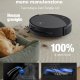Ecovacs DEEBOT T90 PRO OMNI Robot aspirapolvere lavapavimenti, 30.000 Pa, ricarica PowerBoost, OZMO ROLLER 3.0 con TruEdge 3.0, erogazione automatica della soluzione detergente, AGENTE YIKO AI, Nero 5