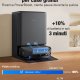 Ecovacs DEEBOT T90 PRO OMNI Robot aspirapolvere lavapavimenti, 30.000 Pa, ricarica PowerBoost, OZMO ROLLER 3.0 con TruEdge 3.0, erogazione automatica della soluzione detergente, AGENTE YIKO AI, Nero 6