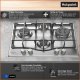 Hotpoint Ariston Ariston Piano cottura a gas PCN 641 T/IX/HA Made in Italy 4