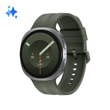 Samsung Galaxy Watch9, 44mm, Argento, Bluetooth, Design sottile anti-urto, guida al sonno, coaching salute, benessere cardiaco, batteria da 445 mAh, Snapdragon Wear Elite