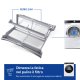 Samsung DV90DG6845LKU3 asciugatrice Libera installazione Caricamento frontale 9 kg Bianco 12