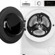 Beko b100 BMX7126DB 7kg classe A bianco, inverter 1200 giri, display XL, oblò nero, funzione vapore 3