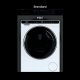Haier Minidrum, Lavatrice Compatta 5 KG, Classe A, 1200 giri, Bianco, Inverter, Refresh, Wi-Fi, HW50-BP12307U1-S 12