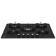 Beko HILW75222S Nero Da incasso 75 cm Gas 5 Fornello(i) 5