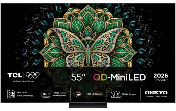 TCL C6K Pro TV 55C6K PRO 55” QD-Mini LED TV, 4K HDR 1000 nits, 180 dimming zones, Google TV, Dolby Vision & Atmos, 2.1 Onkyo, 144Hz, AirPlay 2