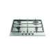Indesit THP 642 IX/I 1 piano gas inox 60cm 4 fuochi griglie smaltate Made in Italy 3