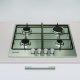 Indesit THP 642 IX/I 1 piano gas inox 60cm 4 fuochi griglie smaltate Made in Italy 5