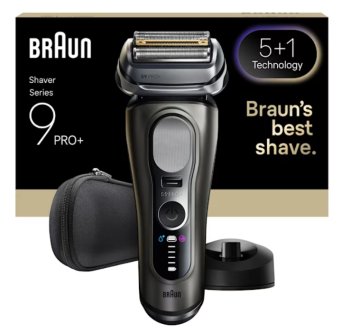 Braun Series 9 Pro+ 9615S Rasoio Trimmer Nero, Grigio
