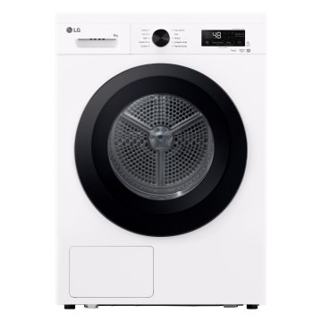 LG RNX1009NWK asciugatrice Libera installazione Caricamento frontale 9 kg Bianco