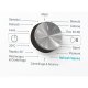 Whirlpool FFB EP 9148 BS IT, 9kg, classe A -20%, Bianco,Inverter, 1200 giri, Display digitale XL, vapore, porta nera/silver 9