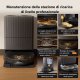 Roborock Qrevo Edge 2X Robot Aspirapolvere Lavapavimenti, Aspirazione HyperForce® 25.000 Pa, Stazione Multifunzione con Lavaggio Panni a 80°C e Asciugatura ad Aria Calda a 55°C, FlexiArm™, Sistema Ant 7