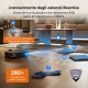 Roborock Qrevo Edge 2X Robot Aspirapolvere Lavapavimenti, Aspirazione HyperForce® 25.000 Pa, Stazione Multifunzione con Lavaggio Panni a 80°C e Asciugatura ad Aria Calda a 55°C, FlexiArm™, Sistema Ant 9