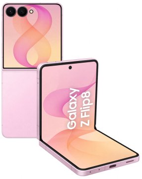 Samsung Galaxy Z Flip8 , 512GB, Pink, Selfie Camera 50MP, Now Brief, Assistente Foto, FlexWindow Personalizzata, Batteria 4300 mAh, RAM 12GB