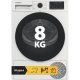 Whirlpool C WD 83M WBS IT, Capacità 8kg, classe D, colore White, Display digitale XL, Slim 2