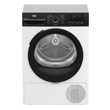 Beko BMEPT481SBI_IT 8kg, Classe C, Display digitale, funzione a vapore SteamCure™, colore Bianco, oblò Nero