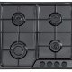 De’Longhi FFN 46 ASV piano cottura Nero Da incasso 58 cm Gas 4 Fornello(i) 2