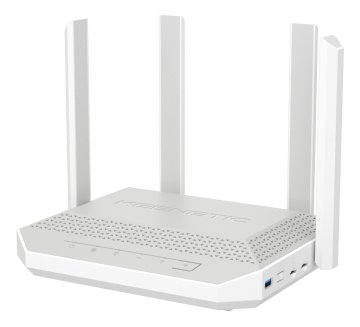 Keenetic Hopper 4G+ (KN-2312) Modem Router 4G+ dual SIM, Wi-Fi 6 AX3000 mesh, smart switch 5 porte Gigabit, 1 porta USB 3.0 multifunzione