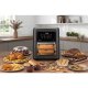 Ariete 4641 Air Fryer Oven + Grill, Friggitrice ad aria e Forno, 1800W, Capacità 12L, pannello digital touch, 10 programmi pre impostati, Cottura su 3 livelli, Girarrosto, Cestello Rotante, Essiccazio 4