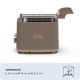 Ariete 157 Tostapane Breakfast Wood, 760W, Capacità 2 fette di pane, Effetto legno, Pinze in acciaio inox, 7 livelli di doratura, Pulsante stop, Pareti fredde , Tortora 3