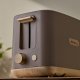 Ariete 157 Tostapane Breakfast Wood, 760W, Capacità 2 fette di pane, Effetto legno, Pinze in acciaio inox, 7 livelli di doratura, Pulsante stop, Pareti fredde , Tortora 6