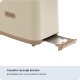 Ariete 157 Tostapane Breakfast Wood, 760W, Capacità 2 fette di pane, Effetto legno, Pinze in acciaio inox, 7 livelli di doratura, Pulsante stop, Pareti fredde , Beige 4