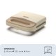 Ariete 1971 Tostiera Breakfast Wood, Griglia Elettrica Panini, 750W, Effetto Legno, Piastra Antiaderente Grill 23x13cm, Riponimento Verticale, Beige 4