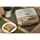 Ariete 1971 Tostiera Breakfast Wood, Griglia Elettrica Panini, 750W, Effetto Legno, Piastra Antiaderente Grill 23x13cm, Riponimento Verticale, Beige 9