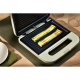 Ariete 1971 Tostiera Breakfast Wood, Griglia Elettrica Panini, 750W, Effetto Legno, Piastra Antiaderente Grill 23x13cm, Riponimento Verticale, Beige 10