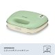 Ariete Linea Vintage 1963 Sandwich Maker Vintage, Piastra elettrica per toast, Sandwich e panini, 750W, Piastre fisse grill, Rivestimento antiaderente, Posizione e riponimento verticale, Verde 7