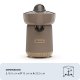 Ariete 417 Spremiagrumi Breakfast Wood, 40W, Effetto Legno, 2 Coni, Beccuccio Antigoccia, Attivazione a Pressione, Tortora 3