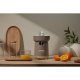 Ariete 417 Spremiagrumi Breakfast Wood, 40W, Effetto Legno, 2 Coni, Beccuccio Antigoccia, Attivazione a Pressione, Tortora 5