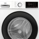 Beko b100 BMX8126DB 8kg classe A bianco, inverter 1200 giri, display XL, oblò nero, vapore 7