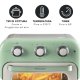 Ariete 4632 Friggitrice ad aria e forno Vintage, 1400W, 2in1, Capacità 16L, Accessori inclusi, Timer 60 minuti, Doppio vetro, Verde 7