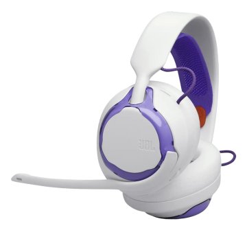 JBL Quantum 250 Auricolare Cablato A Padiglione Gaming Viola, Bianco