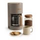 Ariete 1394 Macchina per Caffè con Filtro Breakfast Wood, Macchina Caffè Americano, 12 Tazze, Dettagli Effetto Legno, Piastra Riscaldante Antiaderente, Tortora 3