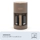 Ariete 1394 Macchina per Caffè con Filtro Breakfast Wood, Macchina Caffè Americano, 12 Tazze, Dettagli Effetto Legno, Piastra Riscaldante Antiaderente, Tortora 4