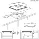 Electrolux CIV63449CT Nero Da incasso 60 cm Piano cottura a induzione 4 Fornello(i) 14