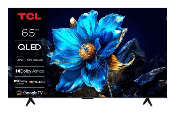 TCL T69C 65T69C 50" QLED, TV Direct LED, TV 4K HDR, Smart TV alimentata da Google TV (Dolby Vision & Atmos, Game Master, Motion Clarity, compatibile con Google Assistant e Alexa)