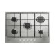 Indesit THP 752 IX/I 1 piano gas inox 75cm 5 fuochi griglie smaltate Made in Italy 2
