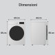 LG F2NX10S7NLB Lavatrice Slim 7 kg Classe A Bianca 4