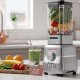 Ariete 577/4 Blendy Pro, Frullatore elettrico professionale, 1500W, 6 lame, Capacità 2L, Tazza da viaggio 500ml, 3 programmi, Piedini antiscivolo 6